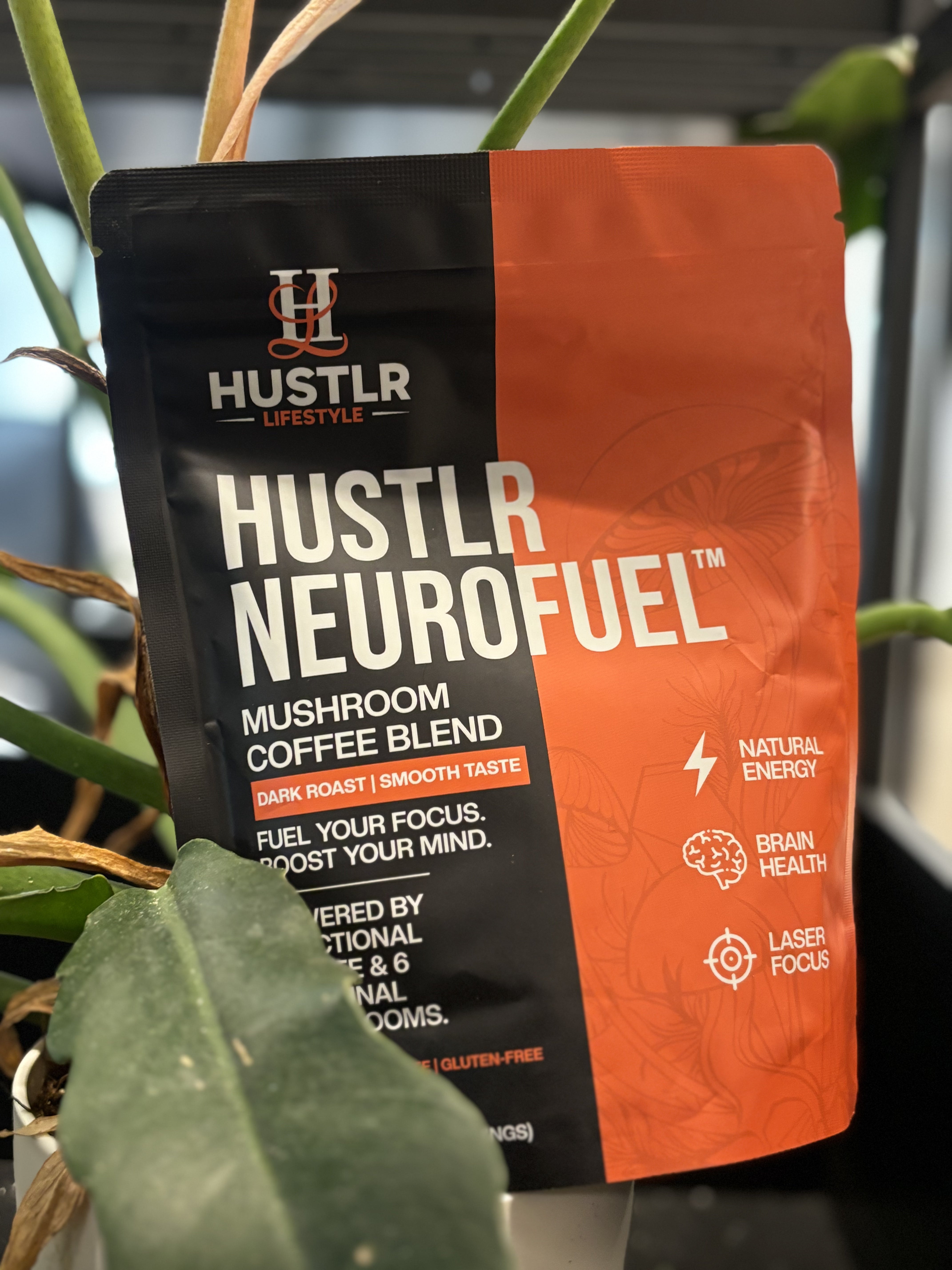Hustlr NeuroFuel™ – Mushroom Coffee Blend