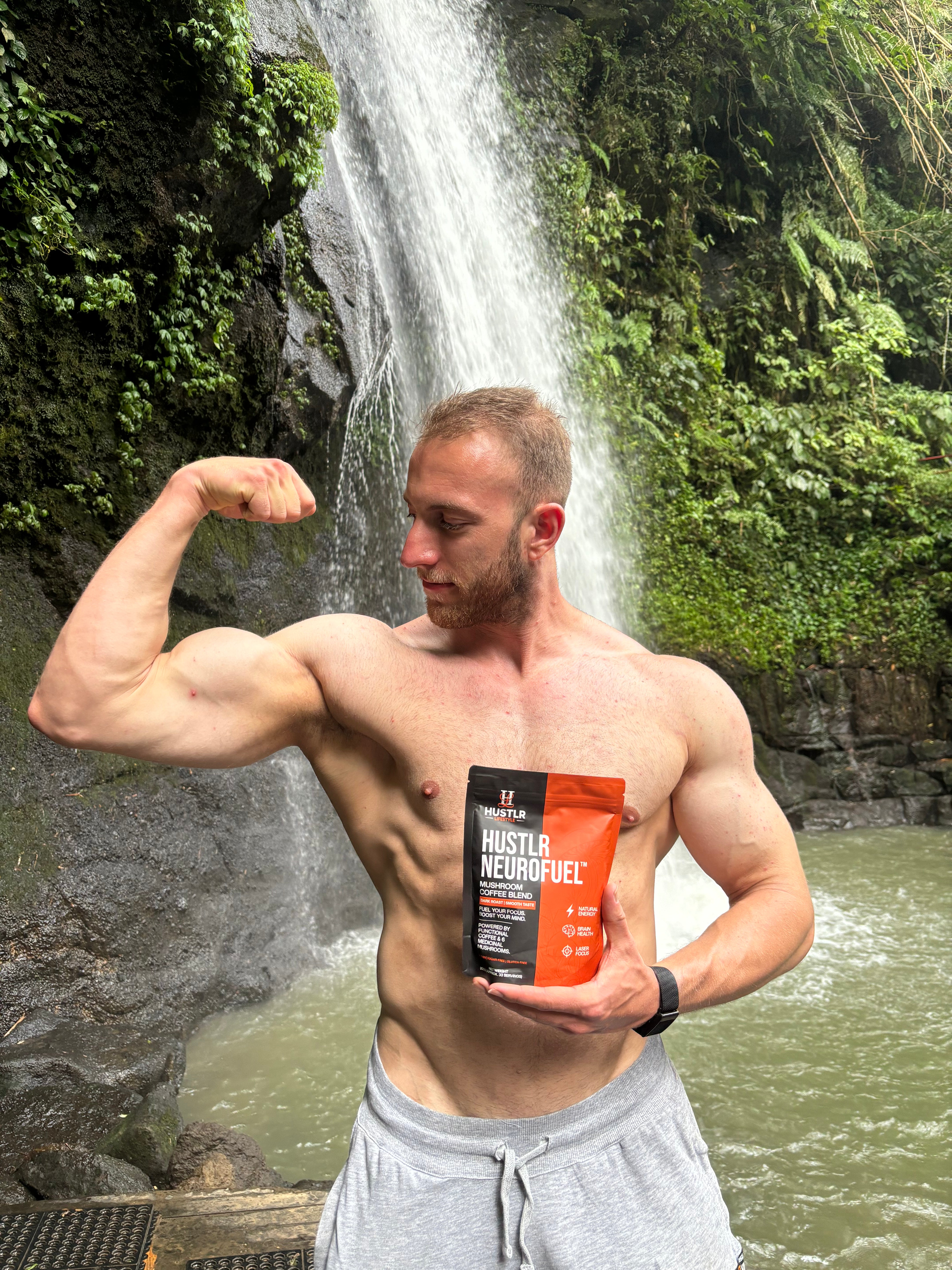 Hustlr NeuroFuel™ – Mushroom Coffee Blend